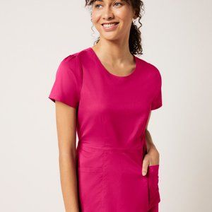 Jaanuu Peplum Scrub Top